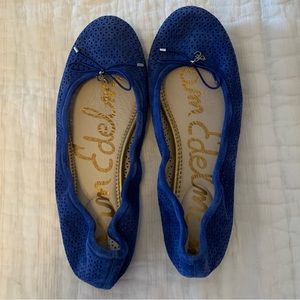 Same Edelman size 9 blue flats